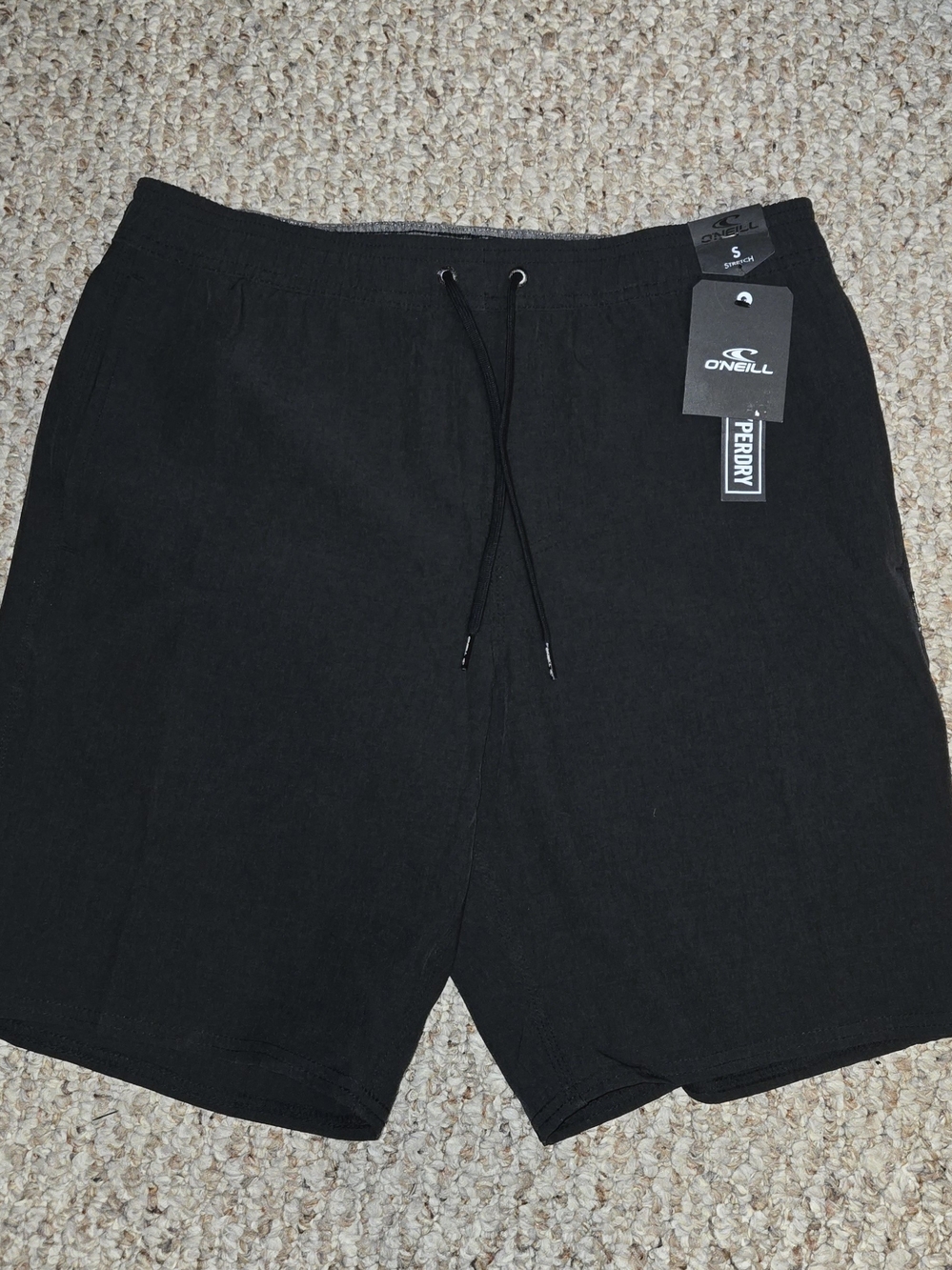 NWT O'Neill Hyperdry Shorts Black Men's Size Small
